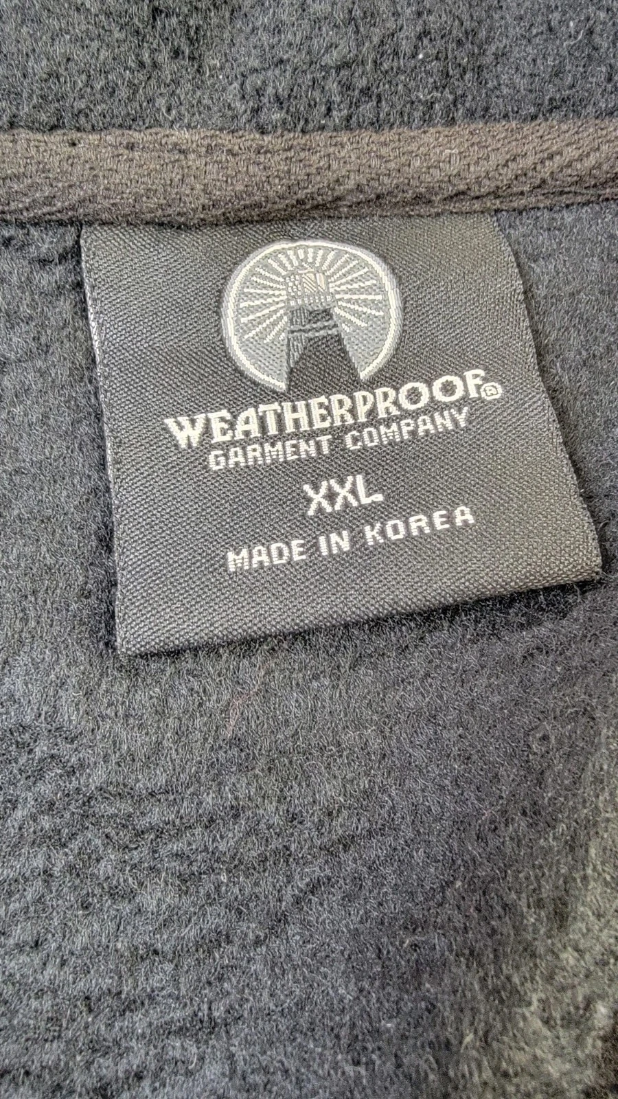 Weatherproof Nissan 350Z Logo XXL Black Fleece Full Zip Jacket Sweater New NWT  image 11