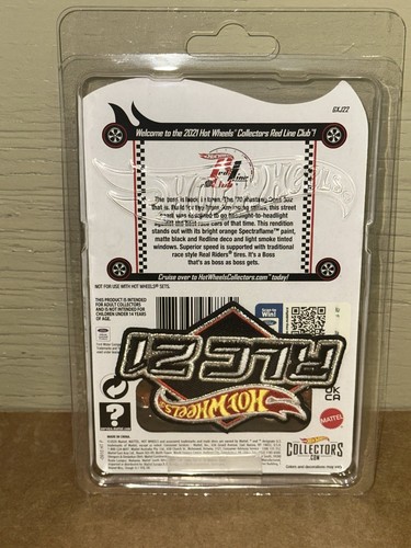 Hot Wheels 2021 RLC Membership 70 Mustang Boss 302 Orange Spectraflame Patch Pin - Afbeelding 4 van 6