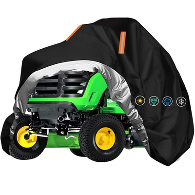 #ad Riding Lawn Mowers Cover Waterproof OutdoorDurable Anti UV 210D Black $38.06