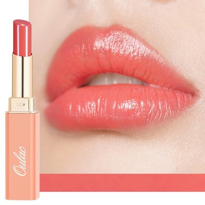Oulac Feuchtigkeitsspendender Lippenstift Coral Peach, 2,2 g (1er Pack), Deep Kiss (04) 