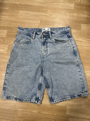 FSBN Bermuda Shorts Herren Denim Blau S Five-Pocket Regular Fit Sommer