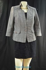 WHBM White House Black Market blazer jacket top pleated ruffle coat Size 6 NEW