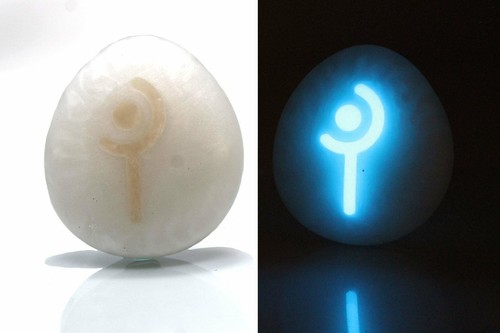 Clear White Mage FFXIV Glow in the Dark Soul Crystal/WHM Job Stone Final Fantasy