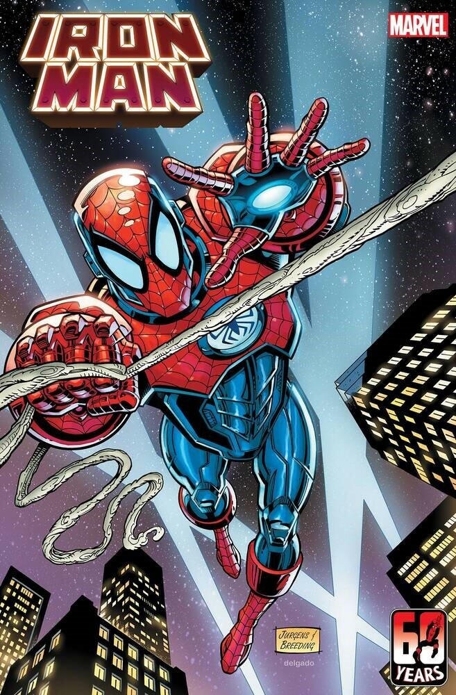 IRON MAN #19 - Jurgens Spider-Man Variant - NM - Marvel Comics | eBay