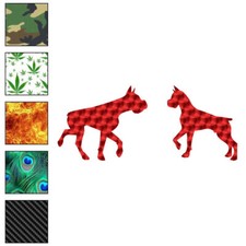 Boxer Dog, Vinyl Decal Sticker, 40 Patterns  3 Sizes, 6135