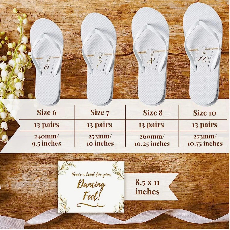 Bulk Flip Flops For Wedding Guest