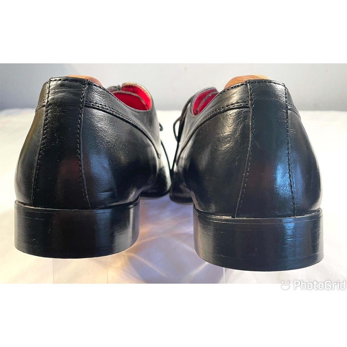 Fratelli Footwear Black Snakeskin Oxford Men’s Shoes Size 11.5 D Square Toe Fratelli Footwear Black Snakeskin Oxford main image 3