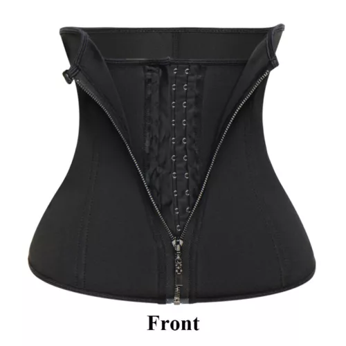 Taillentrainer Damen Korsett Sauna Schweiß Abnehmen Body Shaper Gürtel Haken&Augen - Bild 13 von 21