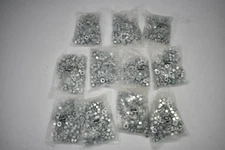 Lot of 1100 JLG Hex Lock Nuts .376"-16 Zinc Plated Hardware Tools 3311605