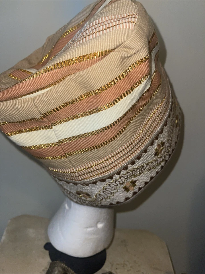 AFRICAN DANSHIKI 2 Piezas Bordado Oro Sobre Guinea Blanca Foto 4 de 4