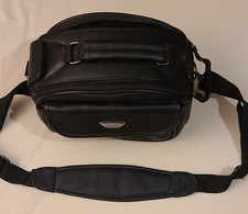 "VIEW" Black Camcorder Padded Case W/ Shoulder Strap And Interior Storage