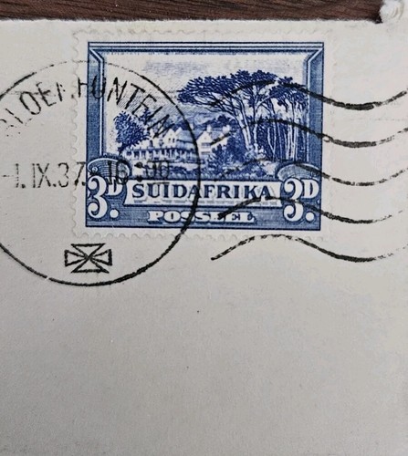1937 South Africa to USA cover Groote Schuur 3d Bloemfontein to Ft. Madison Iowa - Picture 5 of 5