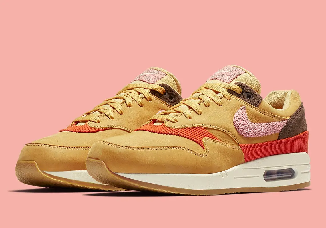 air max 1 crepe wheat gold