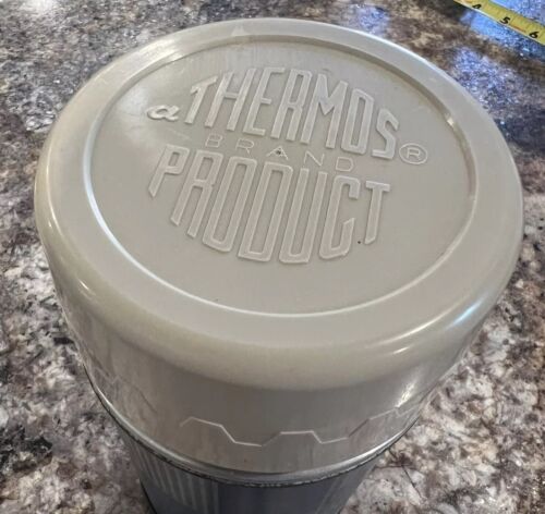 Vintage Keapsit Thermos 5073 10 oz metallo blu completo - Foto 2 di 6