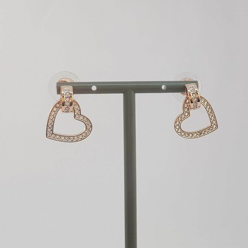 Swarovski Herz Ohrstecker Lovely Ohrringe Liebe Love Rosévergoldet 5466720 - Bild 6 von 10