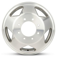 16 Inch Wheel For 1999-2004 Ford F350sd 8 Lug Silver Aluminum Rim 16 Inch Wheel For 1999-2004 Ford F350sd 8 Lug Silver Aluminum Rim