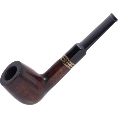 Lucienne Wooden Tobacco Pipe with 9mm Filter - Elegant Handmade Pipe with Stand