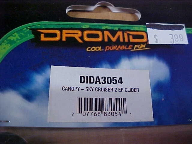DROMIDA DIDA3054 = CANOPY: SKY CRUISER 2 EP GLIDER (NEW) - Image 3 of 3