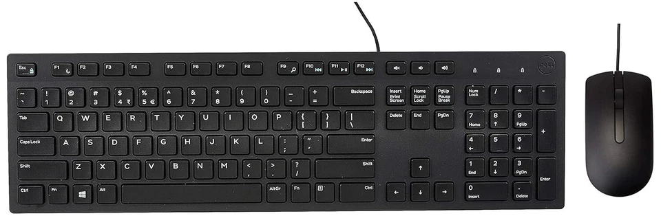Dell USB Wired Keyboard and Mouse Set (Black) KB216+MS116,Corded Electric, - Image 2 of 4