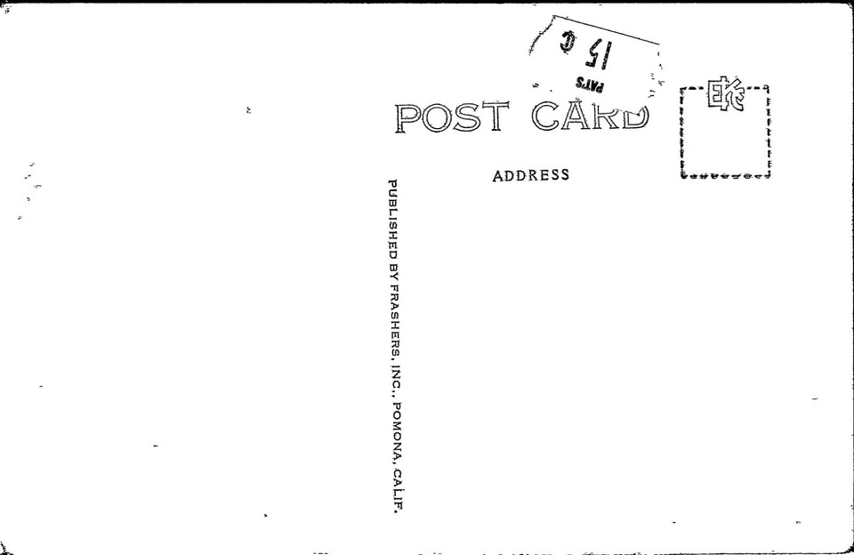 RPPC Catalina CA Avalon La Crescenta Shops Bird Park Bus Homes Frasher