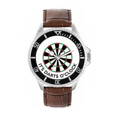 Toff London TLWL-8740 Mens White Its Darts Oclock Watch