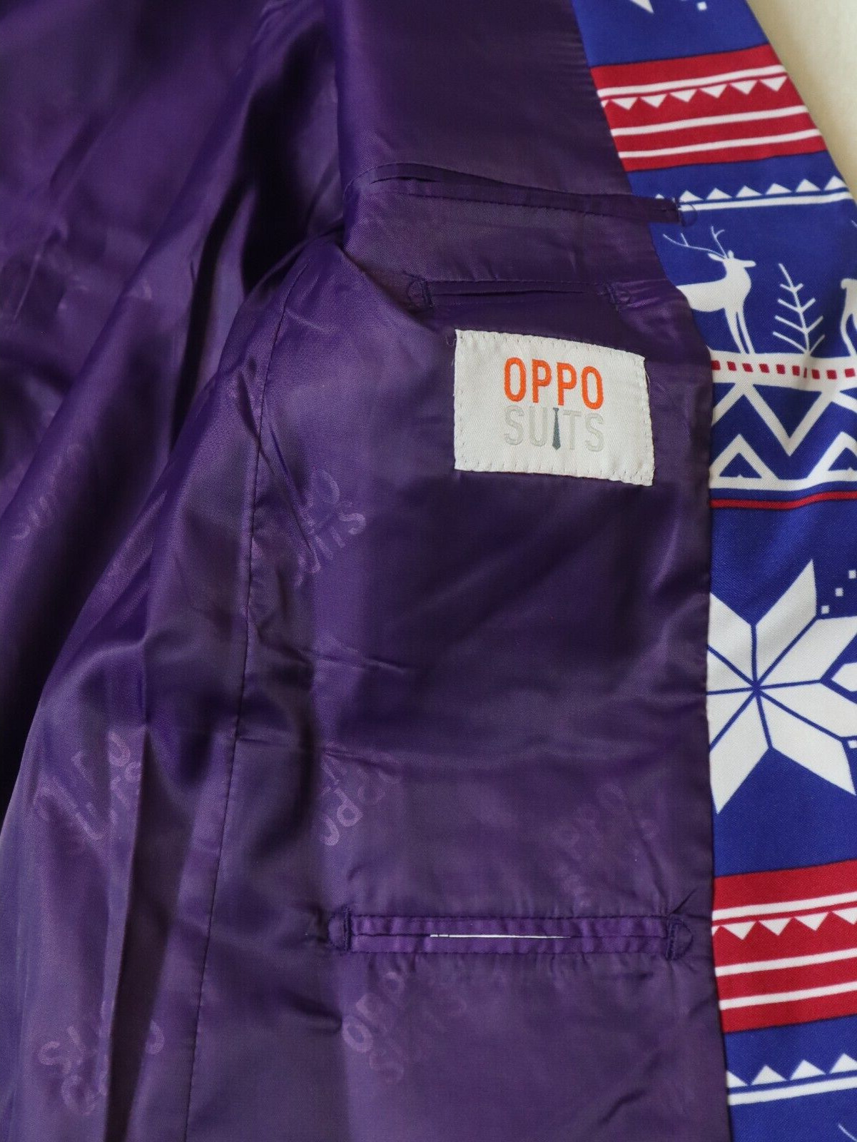 OppoSuits Rudolph Christmas Suit Blazer Jacket Me… - image 5