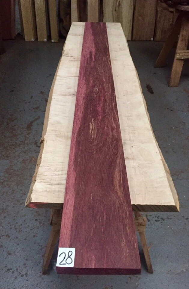 Purpleheart 25 30mm Lumber Boards Exotic Wood Exotic Hardwood Square Edge