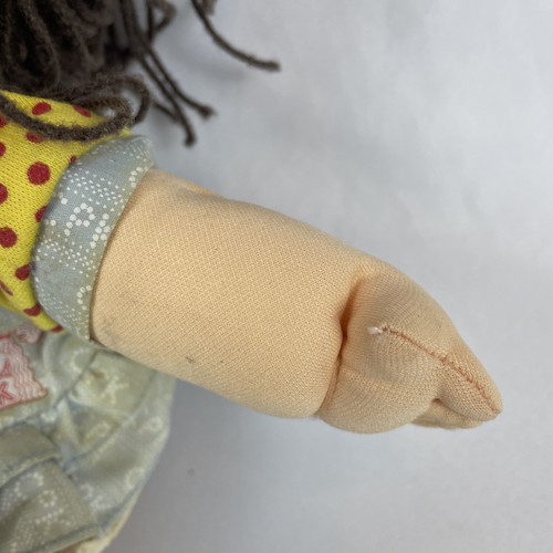 VINTAGE 1991 HASBRO CABBAGE PATCH KID CRIMP N’ CURL DOLL BROWN HAIR BLUE EYES - Picture 5 of 10