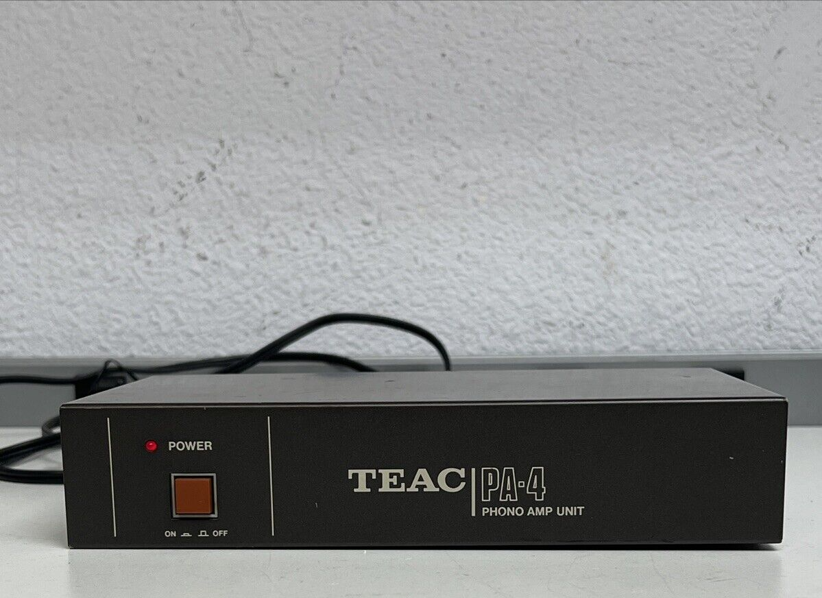 Vintage TEAC PA-4 Phono Amp Unit Phono Equalizer Made in JAPAN