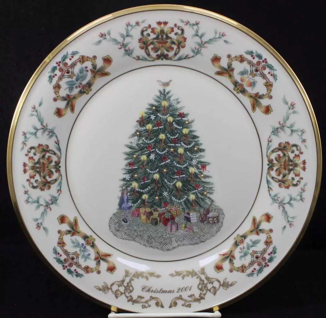 Lenox christmas tree plates cheap