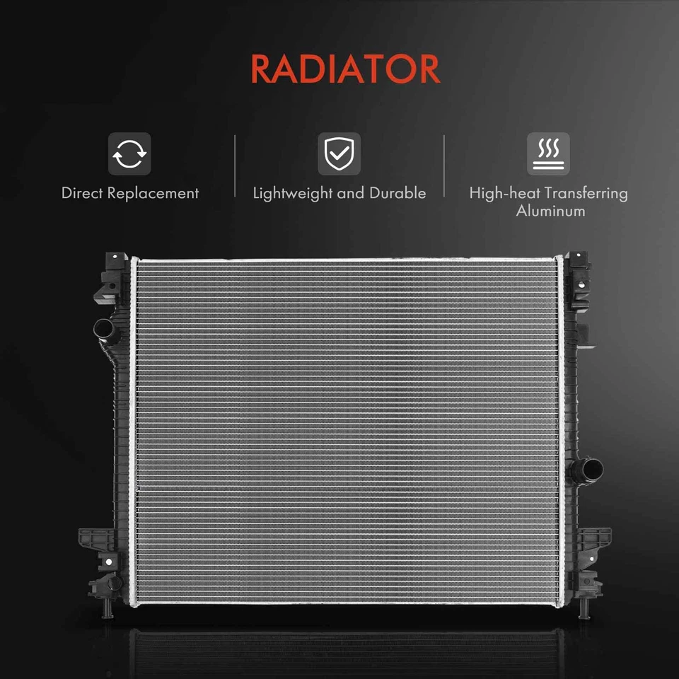 2x Kit de refrigeración de radiador y condensador de CA para Ford Edge 15-17 Lincoln MKX 2016 2017 Foto 2 de 4