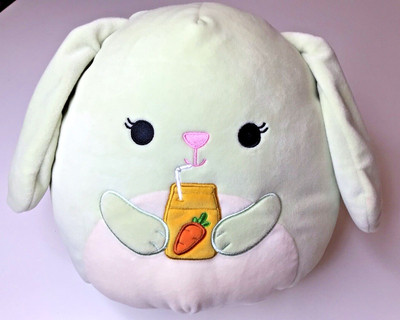 Squishmallows: HARA THE BUNNY 14'' Rabbit Easter Carrot Juice Green Ears Plush
