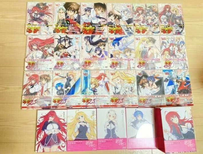 High School DxD Blu-ray Box Complete Set 1st-4rd Season Limited