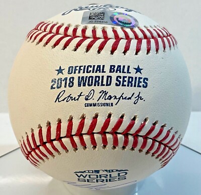 MOOKIE BETTS SIGNED BASEBALL OML 2018 WORLD SERIES BALL MLB