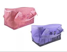 2x Trader Joe’s  Insulated Tote Bag  Set Pink & Lavender.  1x Each Color!  NWT