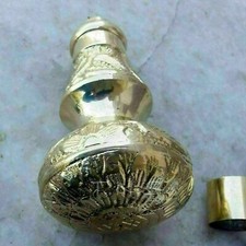 Vintage Style BrassDesigner Knob Head Handle FOR Cane Walking Stick HANDLE Only