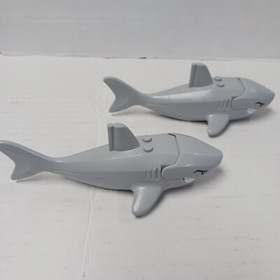 Vintage Large Lego Shark From 6243 Lot of 2 Two JAWS Pirate