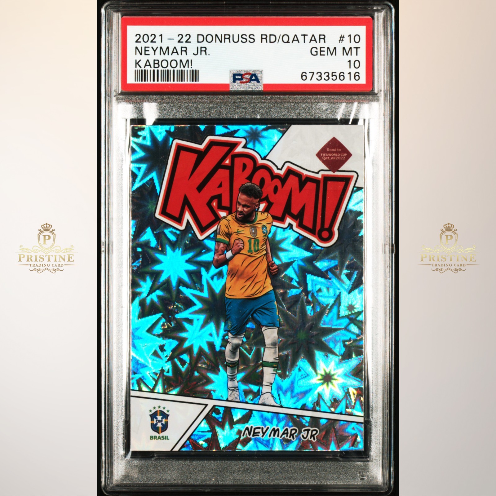 Neymar Jr. 2021 Donruss #10 Kaboom! /(SSP) Price Guide - Sports