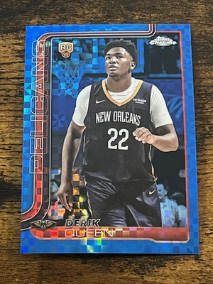 Derik Queen 2025-26 Topps Chrome Blue X-Fractor #263 Rookie RC (QTY)