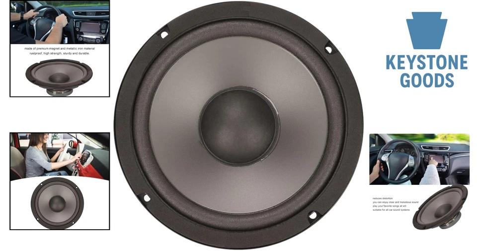 600W 6-Inch Coaxial Car Speaker System - Image 2 of 4