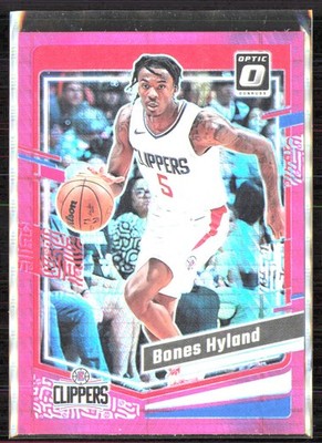 2023-24 Donruss Optic #50 Bones Hyland Hyper Pink