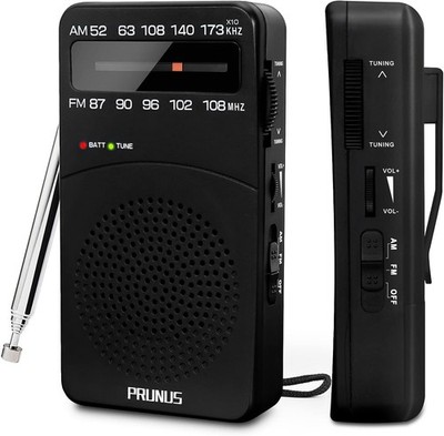 Portable Transistor Radio with Battery Indicator - Perfect for Outdoor Leisure