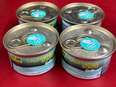 LOT OF (4) CALIFORNIA SCENTS SPILLPROOF DESERT JASMINE BERRY SCENT AIR FRESHENER