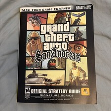 Grand Theft Auto San Andreas Official Strategy Guide BradyGames 2004 PS2