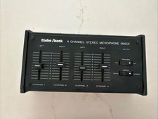 Vintage Radio Shack 4 Channel Mike Mixer Cat. No. 32-1105A  FAST SHIPPING 