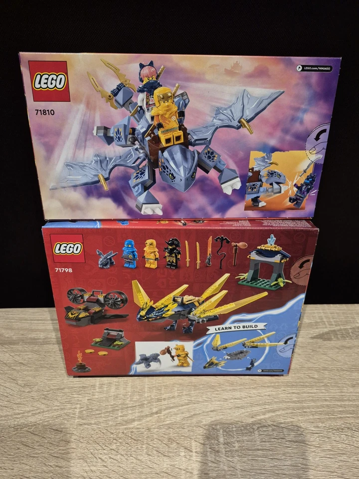 LEGO Ninjago Nya and Arin's Baby Dragon Battle 71798 + Young Dragon 71810 BNIB - Image 2 of 4