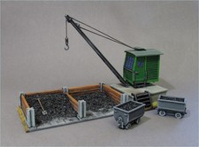 Wargaming Terrain Coal Bunker and Crane Various Scales Historical Wargaming