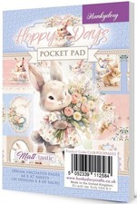 Hunkydory POCKET PAD ~ *NEW* HOPPY DAYS (A7, 64 Sheets)