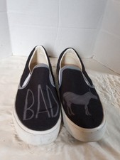 Inkkas Bad Ass Slip On Shoes Donkey Womens Size 9 Men 7 Black