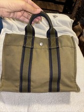 Authentic HERMES Vintage Deauville PM Hand To...